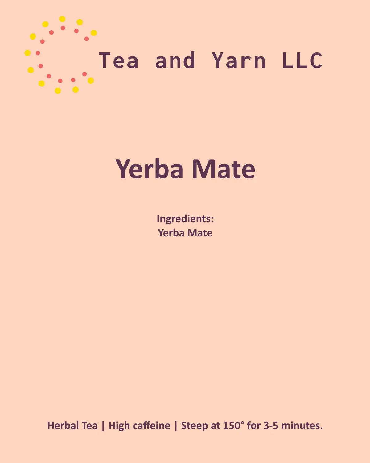 Yerba Mate Herbal Tea Loose Leaf (by gram)