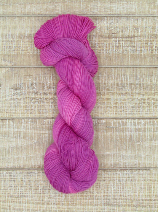 Hand-Dyed Yarn Superwash Merino/Nylon Sock Weight Berry Crush