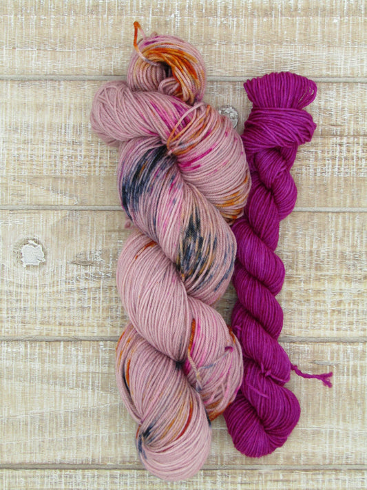 Hand-Dyed Yarn Set Merino/Nylon Sock Weight Eleanor