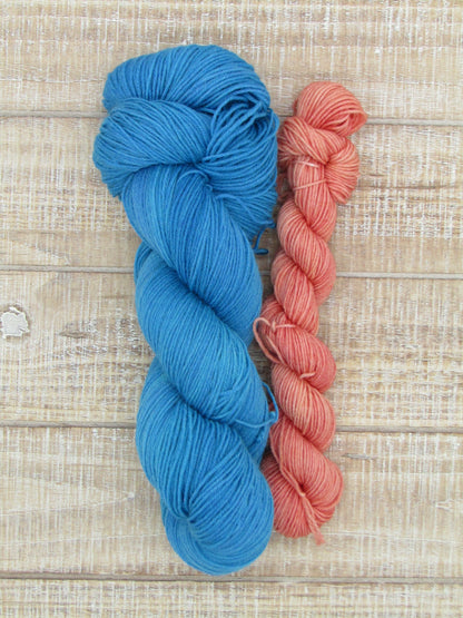 Hand-Dyed Yarn Set Merino/Nylon Sock Weight Wyatt