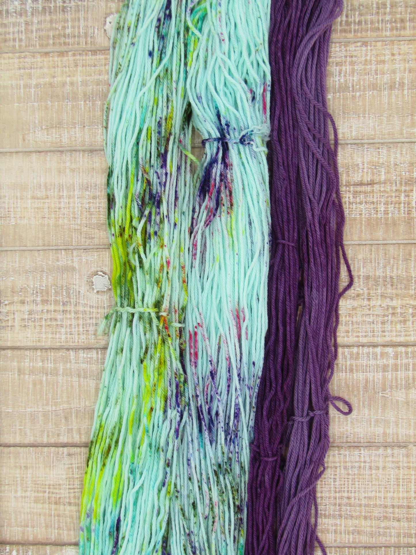 Hand-Dyed Yarn Set Merino/Nylon DK Weight Charlotte