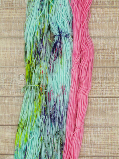 Hand-Dyed Yarn Set Merino/Nylon DK Weight Charlotte