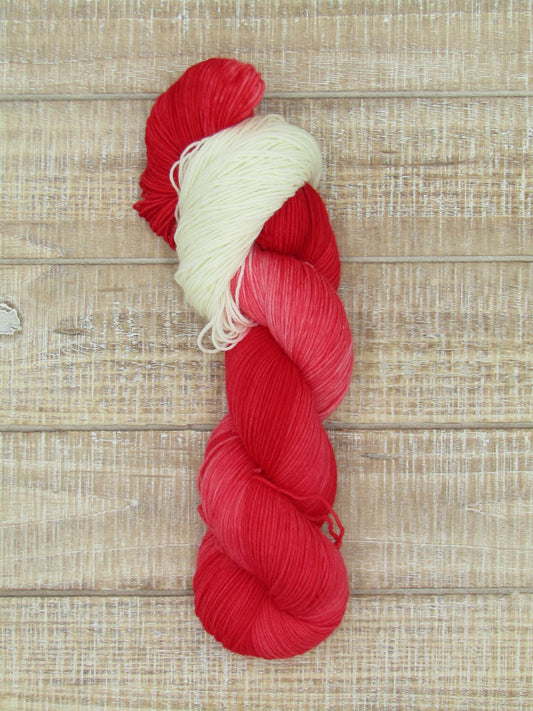 Hand-Dyed Yarn Superwash Merino/Nylon Sock Weight Berry