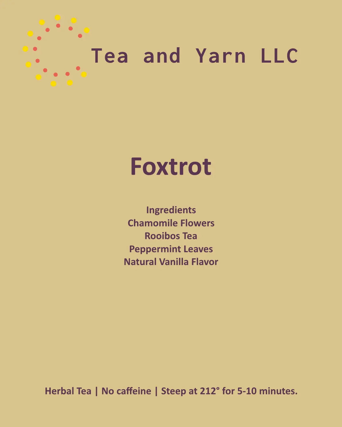 Loose Leaf Tea Foxtrot